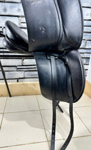 Load image into Gallery viewer, 17 1/2” Wide Ideal Jessica Dressage Saddle - Black