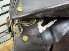 Load image into Gallery viewer, 17 1/2” MW Palmer Saddlery/Equiwear Monoflap GP/Jump Saddle - Brown - Flocked Close Contact
