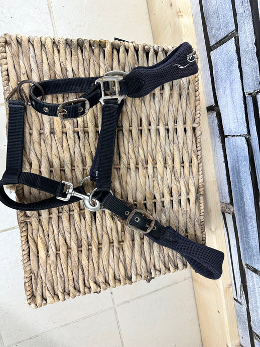 S/H Apollo Air Black Headcollar - Cob