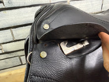 Load image into Gallery viewer, 14 1/2” Wide English Pony GP Saddle - Black - Sec A/Shetland - Tiny Tot