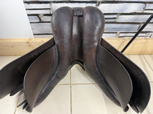 Load image into Gallery viewer, 16 1/2” Wide Jeffries Falcon English Event GP Saddle - Brown