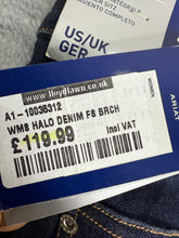 Load image into Gallery viewer, Ariat Halo Denim Grip Seat Breeches - Size 26R