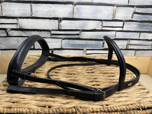 S/H Sabre English Competition Cavesson Bridle -Black- Full