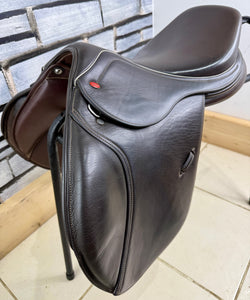 16” M/Changeable Gullet Whitaker Barnsley Pony Jump Saddle - Brown