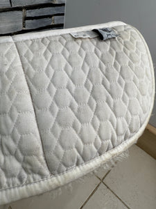S/H Mattes Wool Rear Riser Half Pad - White - Full