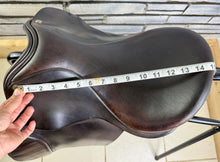 Load image into Gallery viewer, 15” Wide Ideal English Pony WH Saddle -Brown- GP/Workers - W-XW