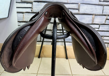 Load image into Gallery viewer, 16” M/Changeable Gullet Whitaker Barnsley Pony Jump Saddle - Brown