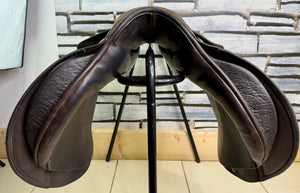 16 1/2” Wide Silhouette GP Saddle - Brown