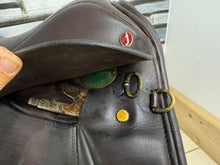 Load image into Gallery viewer, 17” XW Jeffries Stamford WH Saddle - Brown