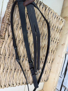 S/H  Jeffries Running Martingale - Brown - Full