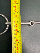 Load image into Gallery viewer, 5” Double Bit Set - Fixed Arch Mouth Weymouth &amp; Small Ring Bridoon - Thin