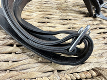 Load image into Gallery viewer, S/H Stubben 56” Heavy Duty Stirrup Leathers &amp; 4 3/4” Irons