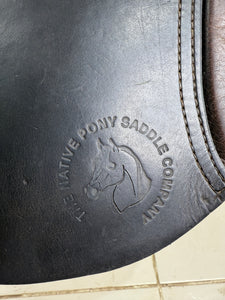 17” Wide Native Pony Saddle Company GP/WH Saddle - Brown