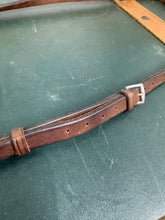 Load image into Gallery viewer, Jeffries?! Adjustable Drop Noseband - Brown - Cob - Traditional English Leather