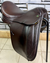 Load image into Gallery viewer, 15” Wide Manor English Pony WH Saddle - Brown - GP/Workers - W-XW