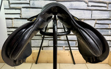 Load image into Gallery viewer, 14” Wide GFS English Pony GP Saddle - Black - Lead Rein Tiny Tot