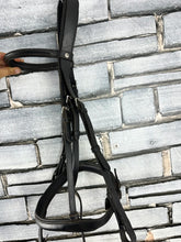 Load image into Gallery viewer, S/H Eqvvs Padded Comfort Flash Bridle - Black - Full