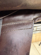 Load image into Gallery viewer, 17 1/2” Wide Ideal Jessica Dressage Saddle - Brown