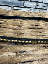 Load image into Gallery viewer, Large Arab In Hand Rolled Leather Show Halter/Bridle - Brass