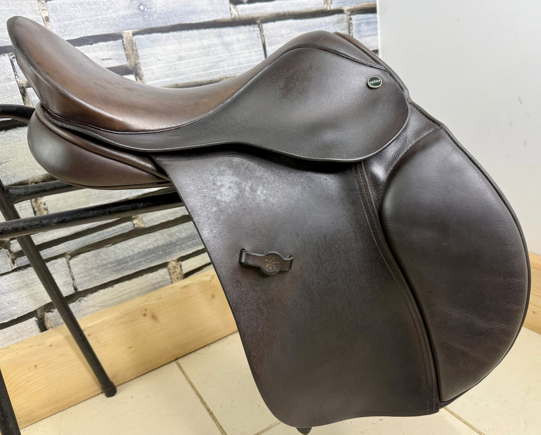 16 1/2” MW-Wide Dever GP Saddle - Brown