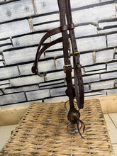 Load image into Gallery viewer, S/H West Coast Western Bridle/Headstall - Brown - Full