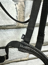 Load image into Gallery viewer, S/H Thorowgood Conform Comfort Web Flash Bridle - Black - TB
