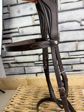 Load image into Gallery viewer, S/H Soft Padded Head Hunter Bridle - Brown - XF