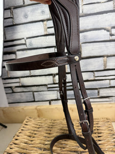 S/H Soft Padded Head Hunter Bridle - Brown - XF
