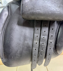 18” Medium Oakland House Saddlery Jump Saddle - Black
