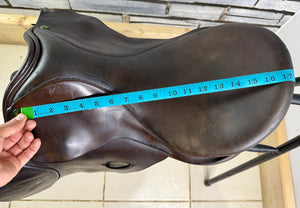 17 1/2” Wide Ideal Classic GP Saddle - Brown