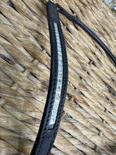 Load image into Gallery viewer, Miniature Horse In Hand Rolled Leather Show Halter/Bridle - Square Diamonte