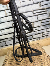 Load image into Gallery viewer, S/H Albion KB Soft Padded Cavesson Bridle - Full - Black