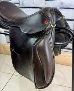 15” MW Albion Selecta Pony GP Saddle - Brown