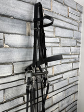 Load image into Gallery viewer, S/H English Hunter Complete Pelham Bridle - Black - Full