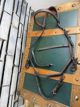Load image into Gallery viewer, Rambo Micklem LH Bridle -Brown- Large Horse/Full - Padded Anatomic Headpiece
