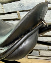 Load image into Gallery viewer, 12 1/2” Wide English Tiny Pony GP Saddle - Black - Child’s First Saddle