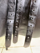 Load image into Gallery viewer, 17 1/2” MW Ideal 1350 GP Saddle - Black - Big Blocks - English Leather