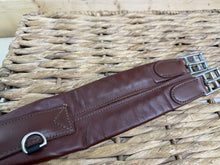 Load image into Gallery viewer, S/H 42”/110cm Prestige Leather Elasticated Girth - Brown