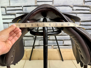 15” XW The Pony Saddle Company WH Pony Saddle - Brown