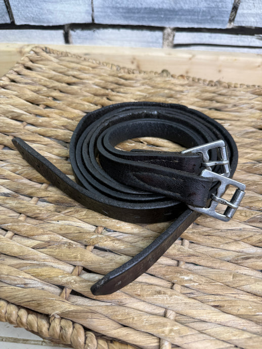 English Buffalo Leather Traditional Hunting Stirrup Leathers