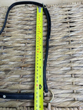 Load image into Gallery viewer, Arab In Hand Rolled Leather Show Halter/Bridle - Swarovski/Black