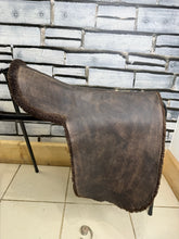 Load image into Gallery viewer, Courtlea Lambskin Show Numnah - Brown - Fit 17” Saddle - Cob/Show/Working Hunter
