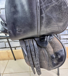 17 1/2” Medium Albion Legend Jump Saddle - Black