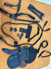 Load image into Gallery viewer, Job lot -Leather Spares- Handles, Buckle Guards, Neckstrap etc