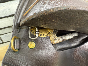 17” Wide Barnsby Pony Club GP Saddle - Brown