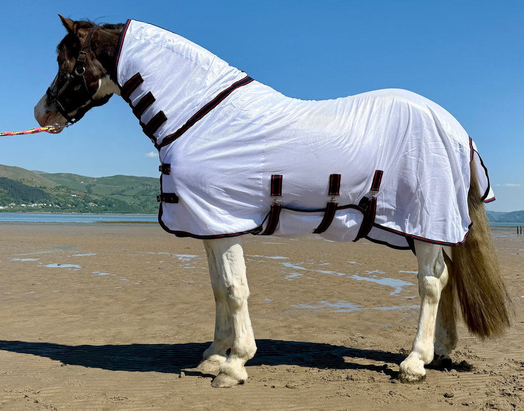 Combo Mesh Breathable Fly Rug with Belly Flap - 5’6, 5’9, 6’, 6’3, 6’6