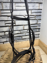 Load image into Gallery viewer, S/H Heritage Padded Comfort Flash Bridle -Black- XF
