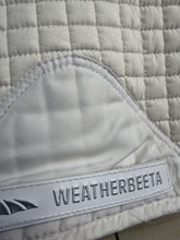 Load image into Gallery viewer, S/H Weatherbeeta Dressage Ventilated Saddlepad -White- Pony