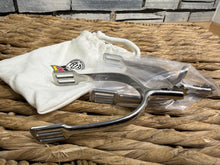 Load image into Gallery viewer, S/H Wauldhausen Adult Rowel Spurs with Boot Rest