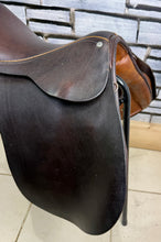 Load image into Gallery viewer, 14” Wide Pony GP Childs Saddle - Brown - English Leather - Lead Rein/Tiny Tot - Shetland